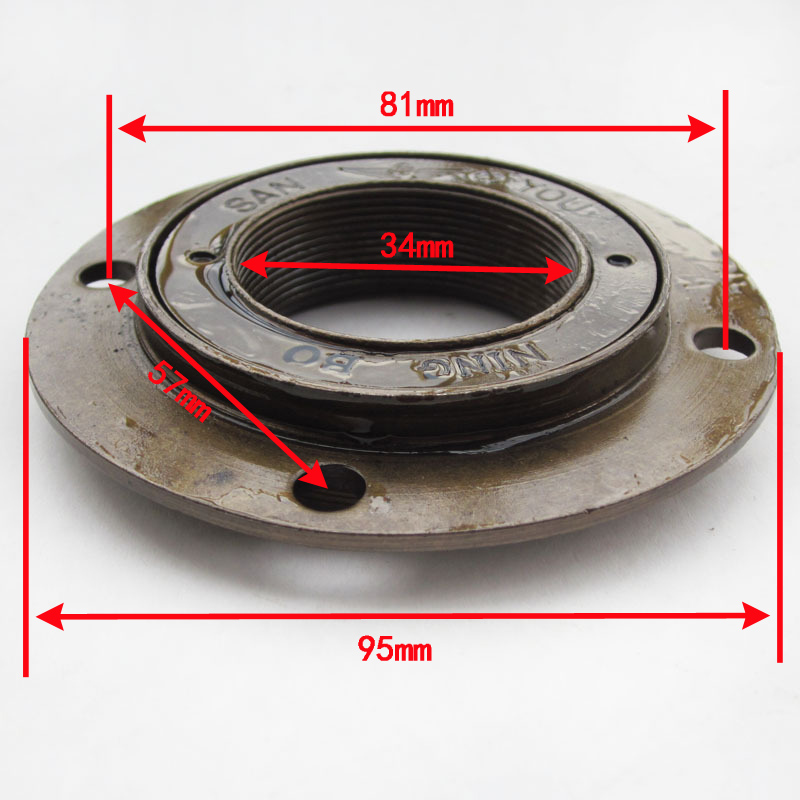 95 mm vierlochiger, zahnloser, unidirektionaler Freilauf für elektrische Dreiräder