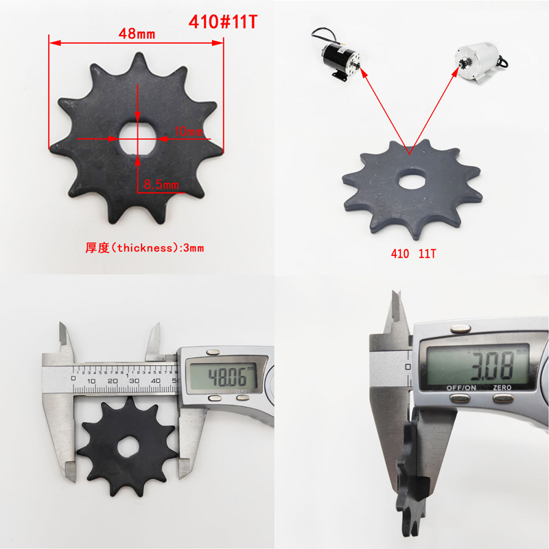 410 11 tooth sprocket H hole 10*8.5 UNIT MY1020 for ATV motor 410 11T 4 points chain